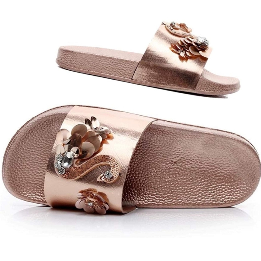 🆕️ Rhinestone Embellished Slides